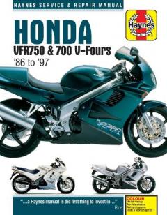Coperta cărții Honda VFR750 & 700 V-Fours Motorcycle Repair Manual