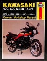 Kawasaki 400, 500 and 550 Fours 1979-88 Owner&#039;s Workshop Manual