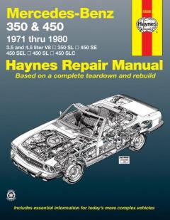 Coperta cărții Mercedes-Benz 350 and 450 V8's 1971-80 Owner's Workshop Manual