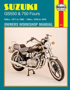 Coperta cărții Suzuki GS550 and GS750 Fours 549cc 1977-82 and 748cc 1976-79 Owner's Workshop Manual