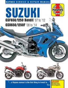 Coperta cărții Suzuki GSF650/1250 Bandit & GSX650/1250F Service & Repair Manual