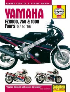 Coperta cărții Yamaha FZR 600, 750, 1000 Service and Repair Manual