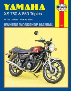 Coperta cărții Yamaha XS750 and 850 3-cylinder Models Owner's Workshop Manual