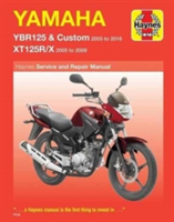 Yamaha YBR125 &amp; Custom, XT125R/X Service &amp; Repair Manual 2005 to 2016