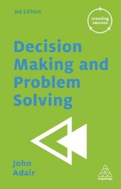 Decision Making and Problem Solving