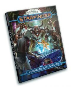 Coperta cărții Starfinder RPG: Interstellar Species