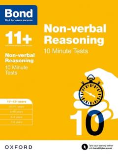 Coperta cărții Bond 11+: Non-verbal Reasoning: 10 Minute Tests
