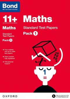Coperta cărții Bond 11+: Maths: Standard Test Papers