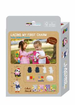 Set creativ de cusut cu tehnica siretului - Primul meu pandantiv - Animale polare