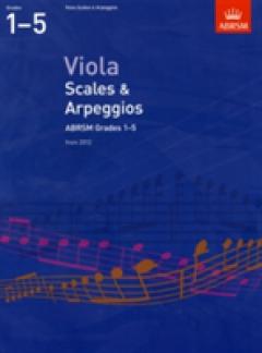 Viola Scales & Arpeggios, ABRSM Grades 1-5