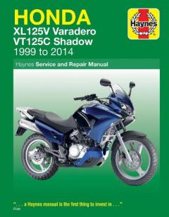 Coperta cărții Honda XL125V Varadero & VT125C Shadow Service and Repair Manual 1999-2014