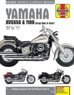 Coperta cărții Yamaha XVS650 & 1100 (Drag Star, V-Star) Service and Repair Manual