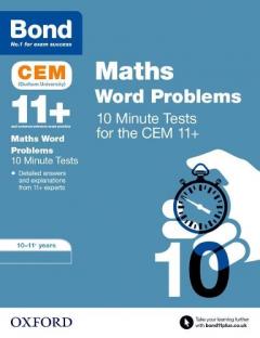 Bond 11+: CEM Maths Word Problems 10 Minute Tests