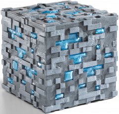 Lampa - Minecraft - Diamond Ore Illuminating Collector Replica