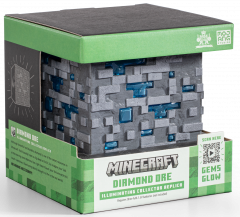 Lampa - Minecraft - Diamond Ore Illuminating Collector Replica