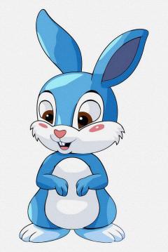 Set pictura pe numere - Iepurila