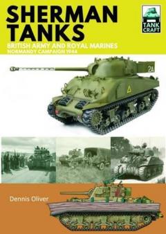 Coperta cărții Sherman Tanks of the British Army and Royal Marines