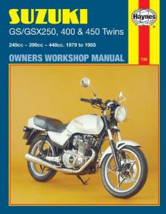 Coperta cărții Suzuki GS and GSX 250, 400 and 450 Twins Owners Workshop Manual