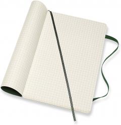 Carnet - Moleskine Classic - Large, Soft Cover, Squared - Myrtle Green
