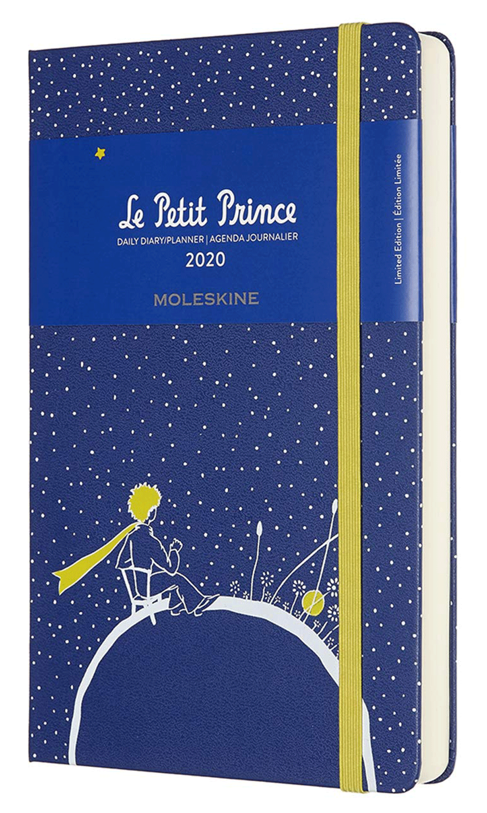 12M Édition Limitée Bleu DAnvers Format Large Petit Prince Moleskine 2019 Agenda Journalier 