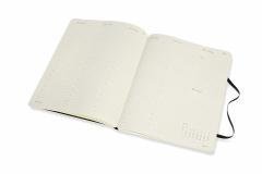 Carnet - Moleskine Smart Weekly Planner Pro - Extra Large, Paper Tablet, Black