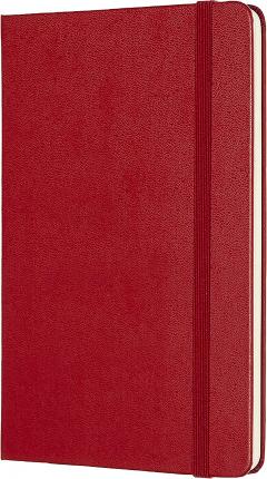 Carnet Moleskine - Classic Dotted Hardcover Notebook Medium - Scarlet Red