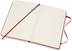 Carnet Moleskine - Classic Dotted Hardcover Notebook Medium - Scarlet Red