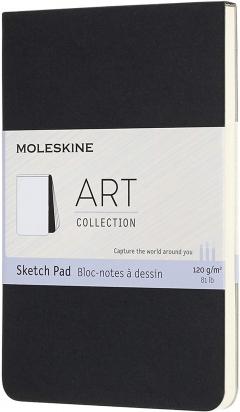 Carnet schite - Moleskine Art - Pocket, Plain - Black