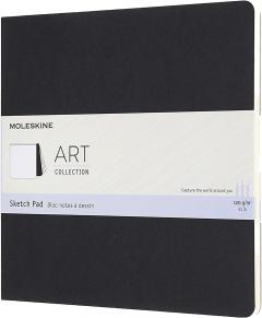 Carnet schite - Moleskine Art - Square, Plain - Black