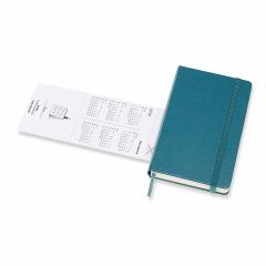 Agenda 2020 - Moleskine 12-Month Daily Notebook Planner - Magnetic Green, Pocket, Hard cover