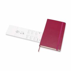 Agenda 2020 - Moleskine 12-Month Daily Notebook Planner - Snappy Pink, Large, Hard cover