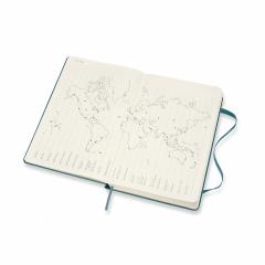 Agenda 2020 - Moleskine 12-Month Daily Notebook Planner - Magnetic Green, Large, Hard cover