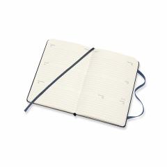 Agenda 2020 - Moleskine 12-Month Weekly Notebook Planner - Sapphire Blue, Pocket, Hard cover