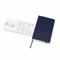 Agenda 2020 - Moleskine 12-Month Weekly Notebook Planner - Sapphire Blue, Pocket, Soft cover