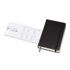 Agenda 2020 - Moleskine 12-Month Daily Notebook Planner - Black, Pocket, Hard cover