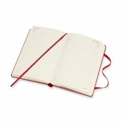 Agenda 2020 - Moleskine 12-Month Daily Notebook Planner - Scarlet Red, Pocket, Hard cover