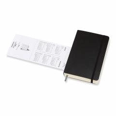 Agenda 2020 - Moleskine 12-Month Daily Notebook Planner - Black, Pocket, Soft cover