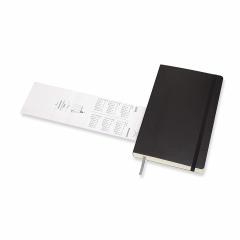 Agenda 2020 - Moleskine 12-Month Daily Notebook Planner - Black, Large, Soft cover