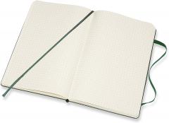 Carnet - Moleskine Classic - Large, Hard Cover, Squared - Myrtle Green