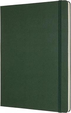 Carnet - Moleskine Classic - X-Large, Hard Cover, Squared - Myrtle Green