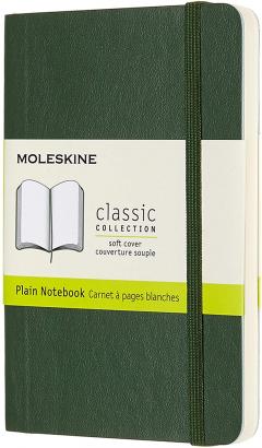 Carnet - Moleskine Classic - Pocket, Soft Cover, Plain - Myrtle Green