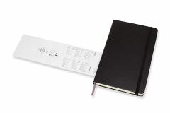 Agenda 2020 - Moleskine Pro 12-Month Weekly Notebook Planner - Black, Large, Hard cover