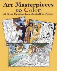Coperta cărții Art Masterpieces to Colour