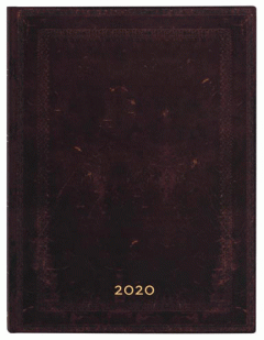 Agenda 2020 - Black Moroccan Bold- Day-at-a-Time, Ultra