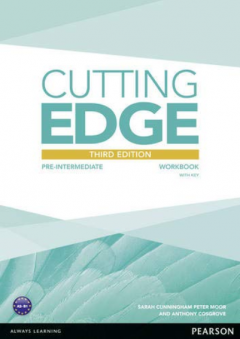 Coperta cărții Cutting Edge 3rd Edition Pre-Intermediate Workbook with Key