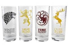 Set 4 pahare - Game Of Thrones - All Houses Glass