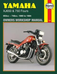 Coperta cărții Yamaha XJ650 and 750 Fours 1980-84 Owner's Workshop Manual