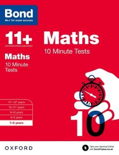 Coperta cărții Bond 11+: Maths: 10 Minute Tests