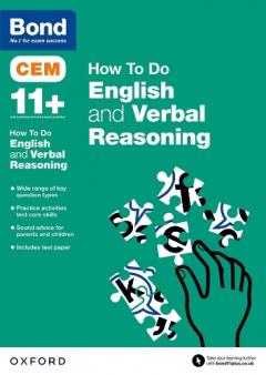 Coperta cărții Bond 11+: CEM How To Do: English and Verbal Reasoning