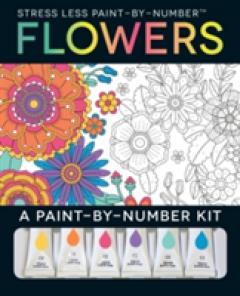 Stress Less Paint-By-Number Flowers